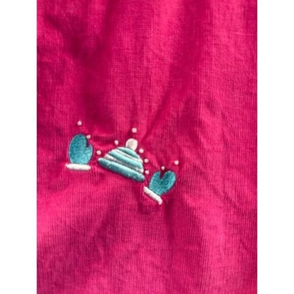 Quacker Factory Womens Pink Embroidered Button-Down Shirt 1X - Picture 3 of 4